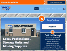 Tablet Screenshot of fastandezselfstorage.com